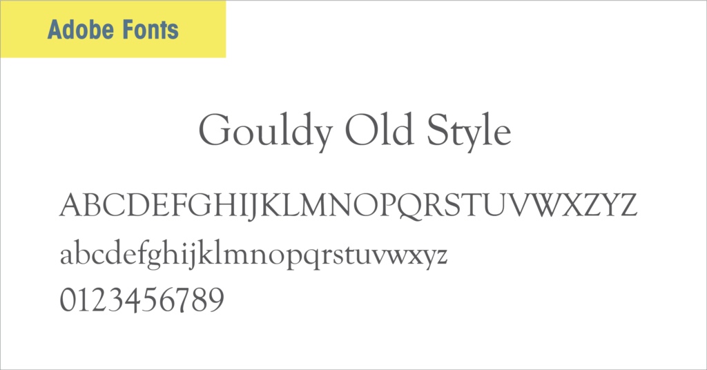 Goudly Old Style Font