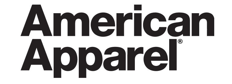 Helvetica Font used in American Apparel Logo.