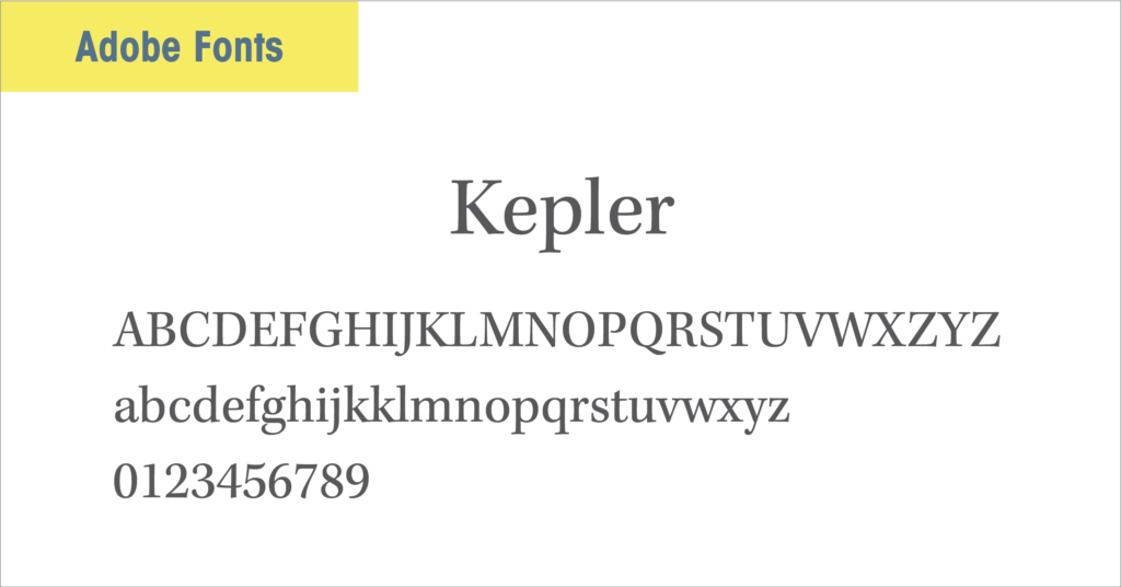 Kepler Font
