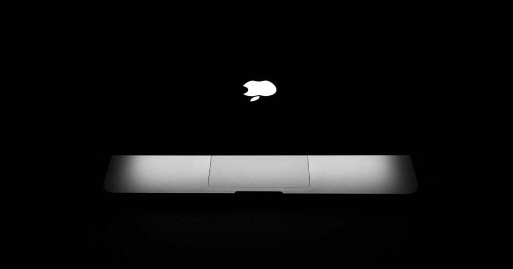 MacBook in Dark
